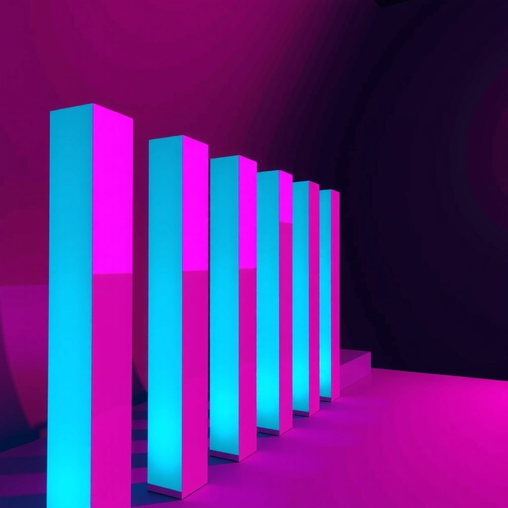 Project Neon Candles